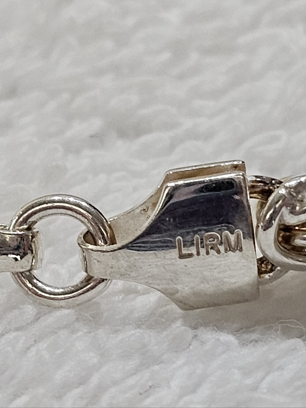 Lirm Italy 925 Silver Byzantine Bracelet 7" - Picture 11 of 13